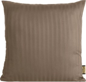 SATÉNOVÁ OBLIEČKA NA VANKÚŠ VERA 40X40 CM HNEDÁ
