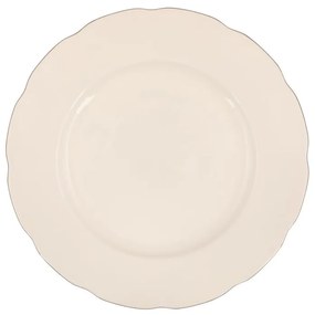 Porcelánová jídelní sada 83 ks MilkWhiteGold bílá/měděná