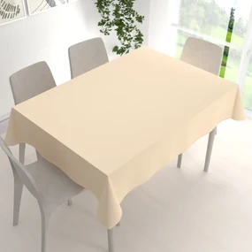 Biante Obdĺžnikový bavlnený keprový obrus KEP-002 Vanilkový 120x140 cm