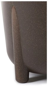 PLASTOVÝ KVETINÁČ MOSS ECO 28X30 CM TMAVOHNEDÁ