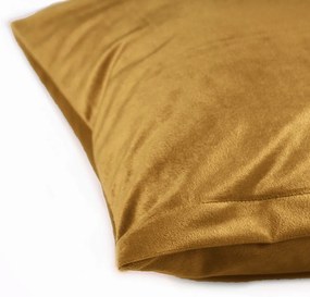Biante Zamatová obliečka na vankúš Velvet Prémium SVP-047 Horčicová 50 x 70 cm