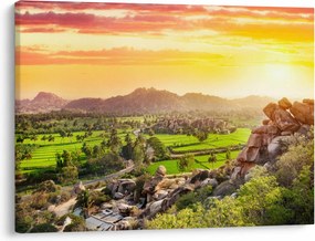 Obraz Hampi údolí v Indii (70x50 cm)
