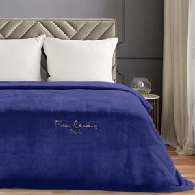 AKRYLOVÁ DEKA PIERRE CARDIN CLARA1 160X220 CM TMAVOMODRÁ
