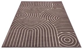 Hnedý koberec 57x90 cm Iconic Wave – Hanse Home