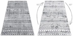 Koberec SIERRA G6042 geometrický, etno - jasný sivý