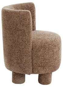 Tmavohnedé kreslo Kamova – Light &amp; Living