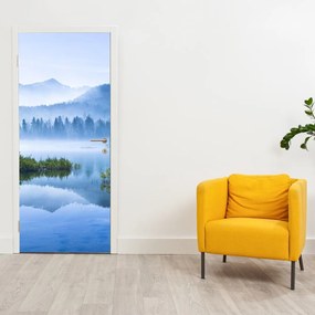 Fototapeta na dvere - Horské jazero (95x205cm)