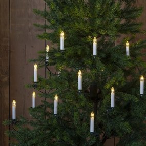 Star trading Elektrické sviečky na stromček 16 svetiel na vonkajšie použitie