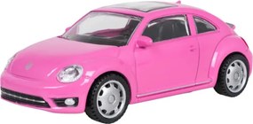 Model auta Volkswagen Beetle 1:43 RASTAR ružový
