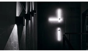 Maytoni C070WL-L12GB3K - LED Nástenné svietidlo PARS LED/12W/230V CRI 90 čierna