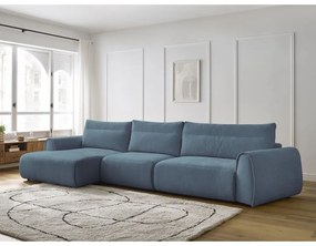 Modrá rohová pohovka Aden – Bobochic Paris