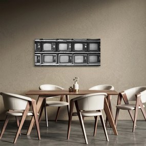 Obraz - Retro televízie (120x50 cm)