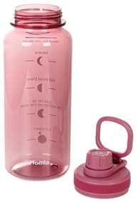 Fľaša LUNARE ružová s odmerkou 850702 950 ml