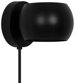 Nordlux - Nastaviteľné nástenné bodové svietidlo BELIR 1xG9/5W/230V čierna