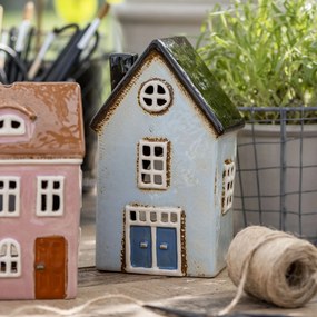 Ib Laursen Keramický svietnik Nyhavn Double door/Black Roof