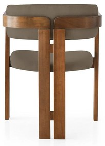 Jedálenská stolička CO Light Brown and Walnut