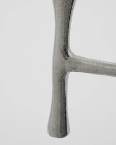 House Doctor Kovový svietnik Tristy Silver