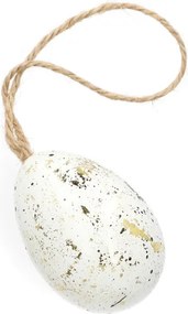 Sada veľkonočných vajíčok SPRINKLE biela / zlatá 965450 (8 ks)