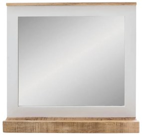 furniture-nabytek.cz - Masívne kúpeľňové zrkadlo Pune z mangového dreva, lakované, viacfarebné – 70×15×76 cm
