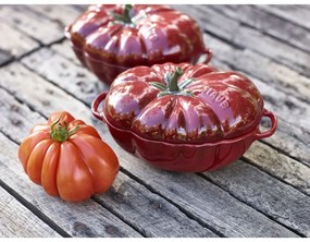Staub Cocotte keramická zapekacia misa v tvare paradajky 16 cm/0,5 l, červená, 40511-855
