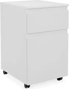 Úložný kontajner na kolieskach Image, biely%