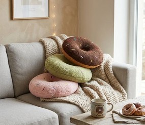Decorative Cushion ? 35x6 Cm Brown Polyester - ? 35*6 cm