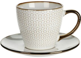Keramická šálka s podšálkou Queen1 210 ml