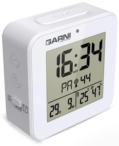 GARNI technology Digitálny budík s meraním vnútornej teploty a vlhkosti GARNI 138W