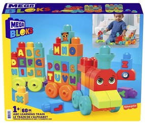Mega Bloks Vzdelávací vláčik, 60-dielna súprava  (100366523)