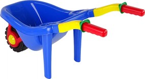 HEMAR Veľký farebný záhradný trakař modrý