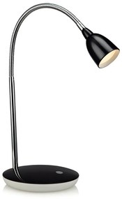 Čierna LED stolová lampa (výška 41,5 cm) Tulip – Markslöjd