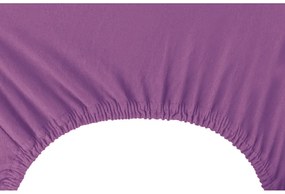 Fialová napínacia plachta jersey 220x200 cm Amber – Restilo