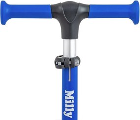 Trojkolesová balančná kolobežka-scooter so sedadlom FUZZY pre deti blue