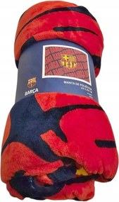 Veľká coral fleece deka FC Barcelona - 150 x 200 cm