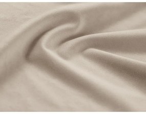 Béžová zamatová podnožka Kyoto – Cosmopolitan Design