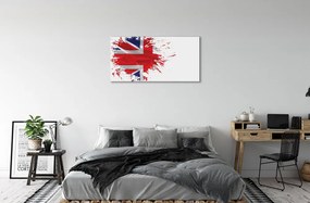 Obraz canvas Vlajka Veľkej Británie 125x50 cm