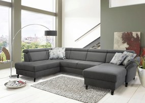 XXXLutz SEDACIA SÚPRAVA, textil, antracitová Sit & More - Sedačky - 000144005218