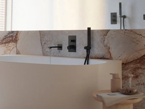 Laveo Tores, vaňová súprava pod omietku, čierna matná, LAV-BVT_711P