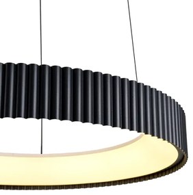 Brilagi - LED stmievateľný luster na lanku FALCON MODERN LED/30W/230V 40 cm čierny + diaľkové ovládanie
