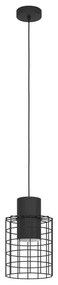 Eglo 43625 - Luster na lanku MILLIGAN 1xE27/40W/230V pr. 20 cm čierna