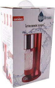 Orion 130650 Výrobník sódovej vody Aquadream červený