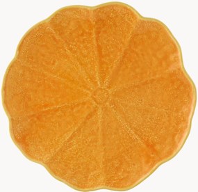 Keramické plytké taniere Pumpkin, 4 ks