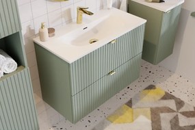 Comad Kúpeľňová skrinka pod umývadlo Line Reed Green 60 rákosovo zelená