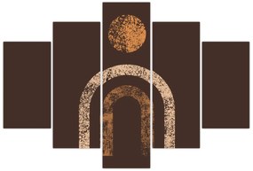 Obraz - Oranžové oblúky N⁰1 (150x105 cm)