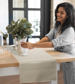 BEHÚŇ NA STÔL SPARKLE 40X180 CM VZOROVANÁ