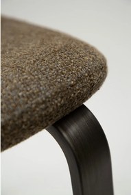 Khaki čalúnená jedálenská stolička Heap – DAN-FORM Denmark