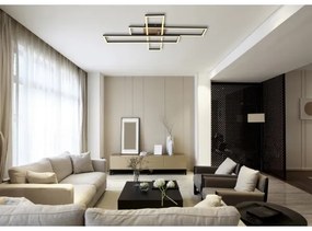 Globo 67208-40 - LED Stropné svietidlo DAKARI LED/40W/230V 3000K 60x80 cm čierna