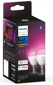 Žiarovky v súprave 2 ks E14, 5 W White and color ambiance – Philips Hue