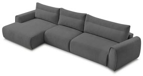 Sivá rohová pohovka Aden – Bobochic Paris