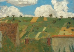 Obraz - Edouard Vuillard, Landscape of the Ile de France, reprodukcia (70x50 cm)